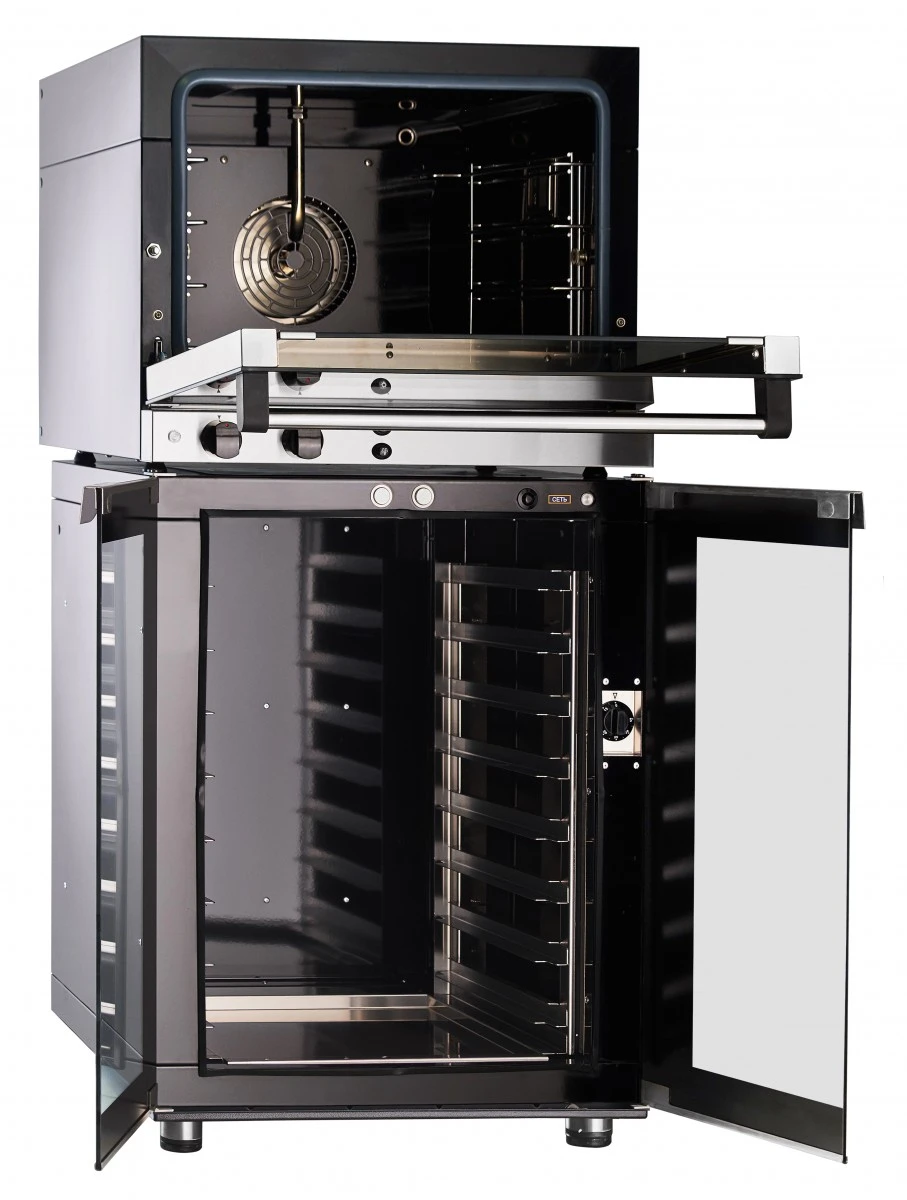 Печь электрическая конвекционная КПП-4Э (4 ур., 460х330мм, э/мех., камера, корпус - эмаль, б/прот.)