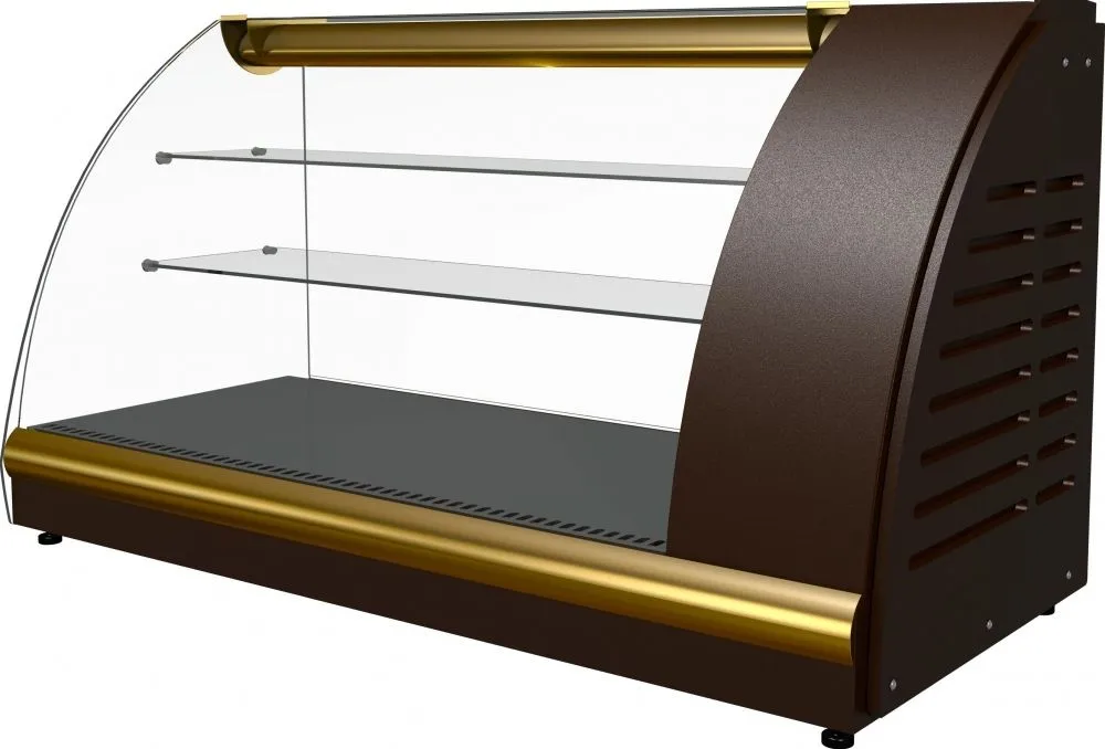 Витрина холодильная серии A57 VM 1,2-1 (ВХС-1,2 Арго XL) (brown&gold)