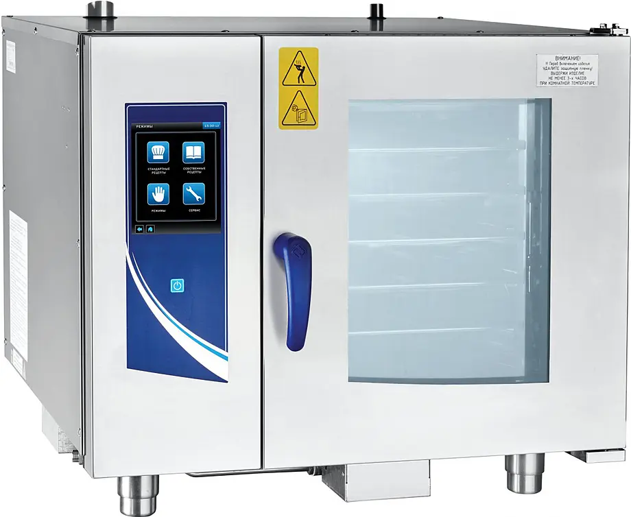 Аппарат паров.-конвект. эл. кух. ПКА 6-1/1ВП2 (инжекц., 6 GN 1/1, б/гастр) программируемый