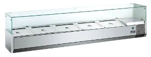 HURAKAN Витрина холодильная модель HKN-VRX1500/380