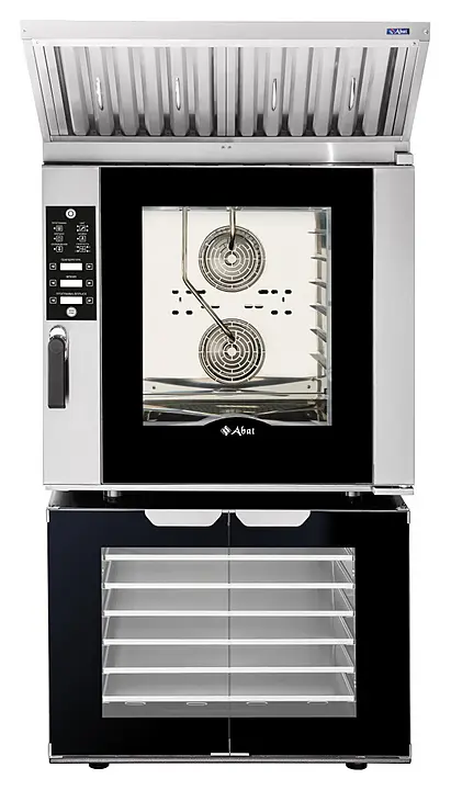 Зонт вытяжной встраиваемый ЗВВ-6-6/4М для конвекционных печей КЭП-6П-01 (869х1093,5х310 мм)