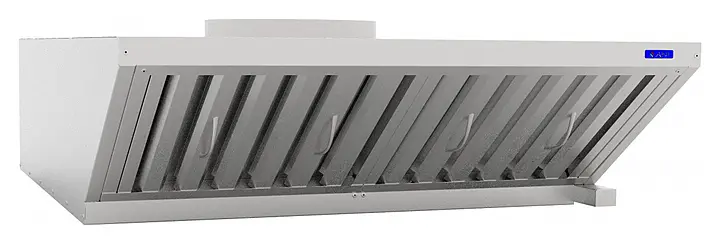 Зонт вытяжной встраиваемый ЗВВ-6-6/4М для конвекционных печей КЭП-6П-01 (869х1093,5х310 мм)