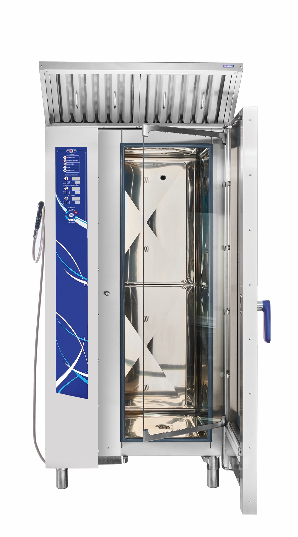 Аппарат паров.-конвект. эл.кух. ПКА 20-1/1ВМ2-01 (инжекц., 20хGN-1/1, вся нерж, б/гастр.) автомойка