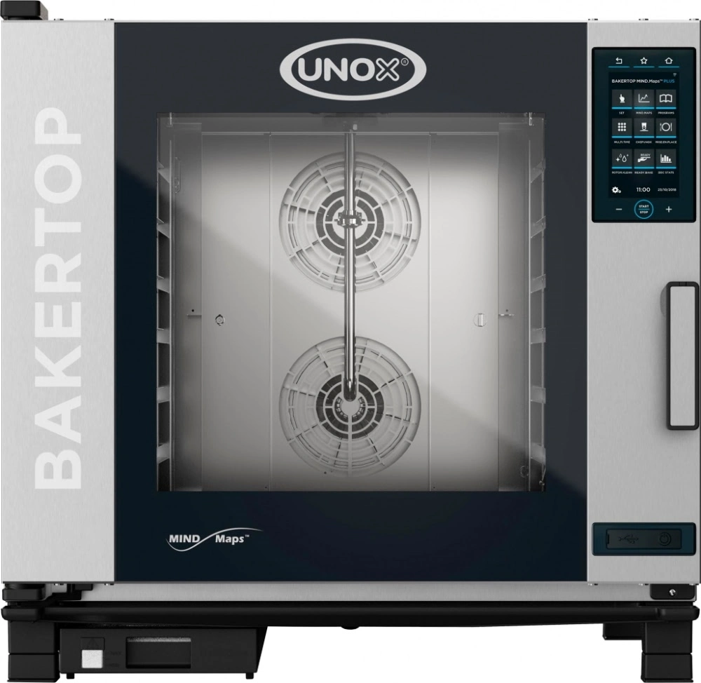 Пароконвектомат UNOX XEBC-06EU-EPLM-MP, электрический, с универсальными направляющими