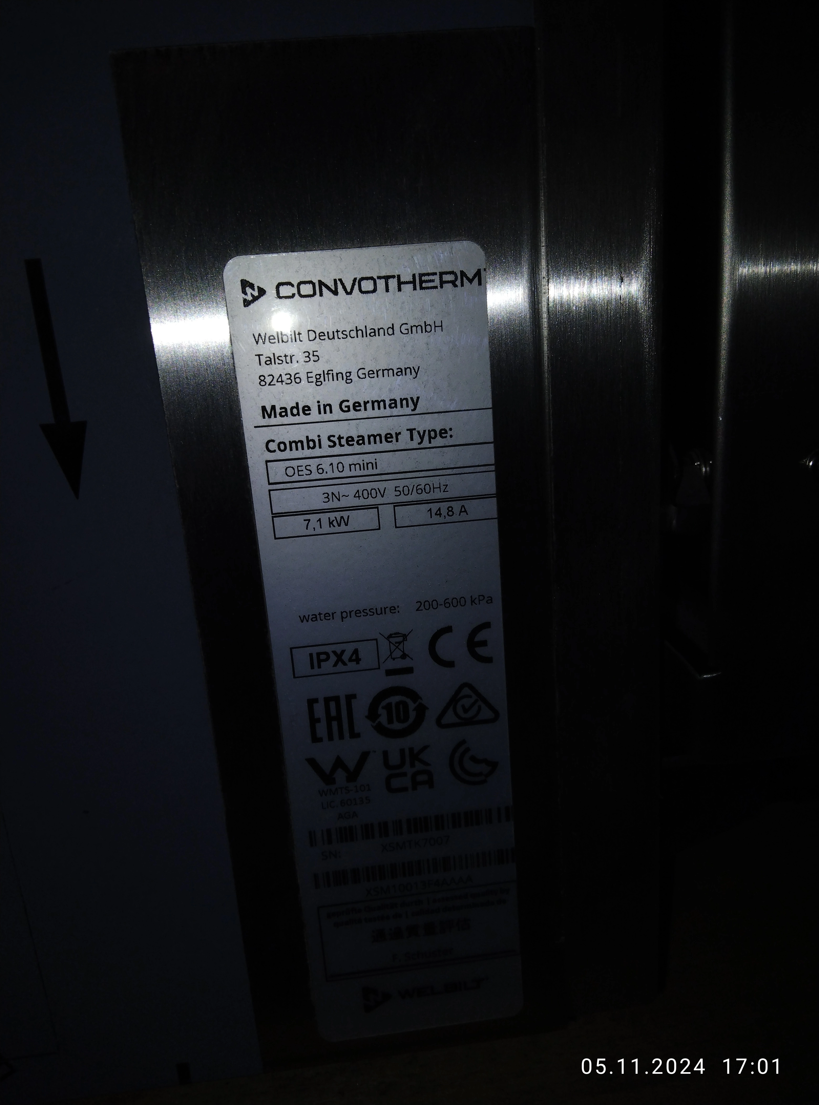 S01_Пароконвектомат Convotherm mini easyTouch 6.10